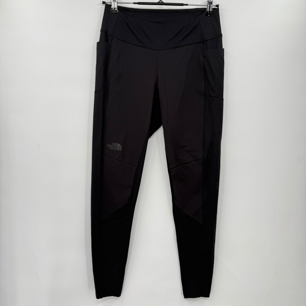 The North Face Black Womens M M‎ Full Length Athletic Leggings Pants Pockets